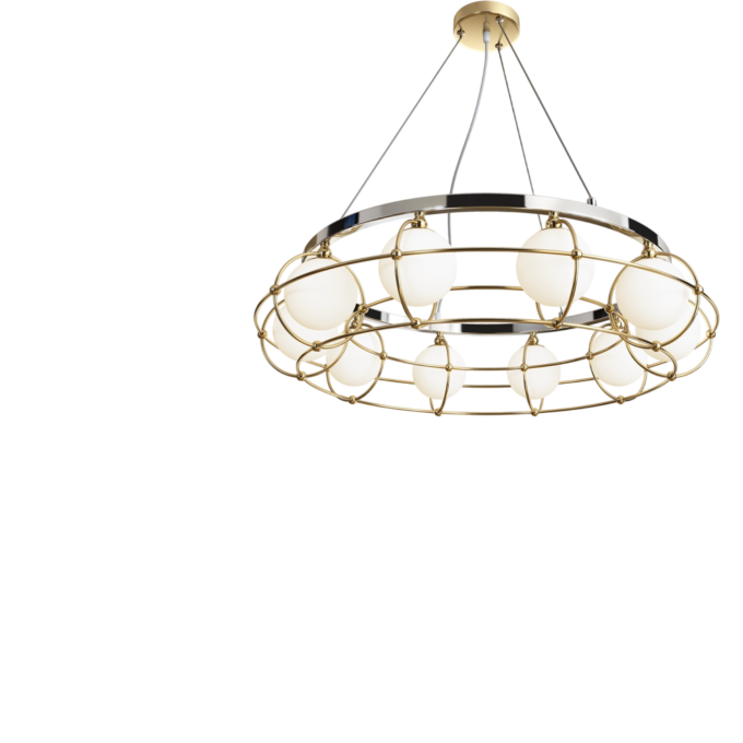 Подвесной светильник MAYTONI CARCASS MOD312PL-10GCH